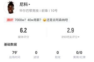 感谢打假🤣尼科遭曼联后防锁死 此前要40万镑周薪&枪手蓝军有意