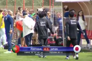 迷你罗替补上演首秀！U15葡萄牙4-1战胜日本U15，明日将战希腊