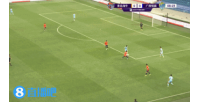 海牛前场反抢后传中，金永浩抢点破门！海牛1-0领先！