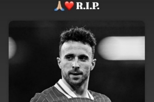 伊涅斯塔悼念若塔：❤️🙏R.I.P.