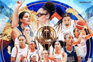 女篮美洲杯：无WNBA球员参加的美国女篮92-84击败巴西夺冠