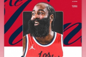 两年8150万美元提前续约快船！哈登为自己庆祝：🤞🏾