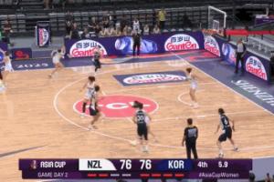👀23年惜败2分之仇得报！朴智秀压哨上篮 韩国女篮绝杀新西兰