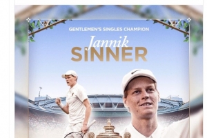 贺电🎾米兰官方祝贺俱乐部球迷辛纳夺得温网冠军